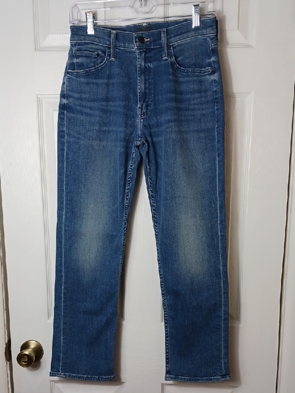 MOTHER Mid Rise Rider Ankle Jeans "Wish On A Star" Stretch Denim Chic Size 29